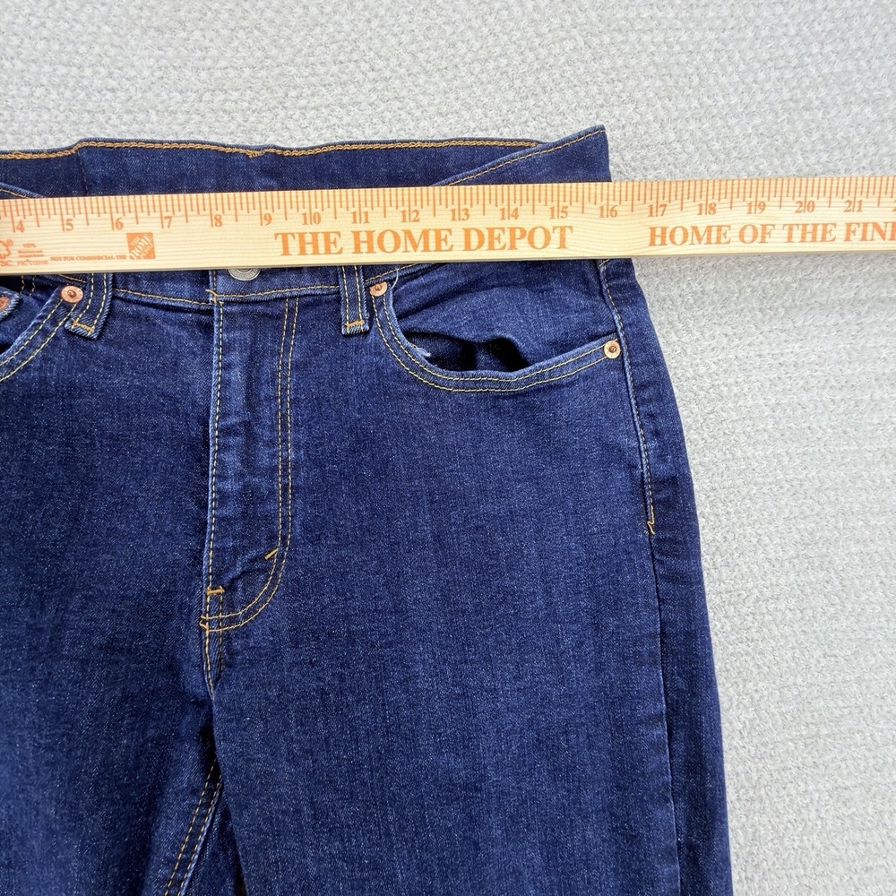 Levis 531 Jeans Men's 34x34 Blue Athletic Slim Stretch Denim Dark Wash Mid Rise - Picture 10 of 12